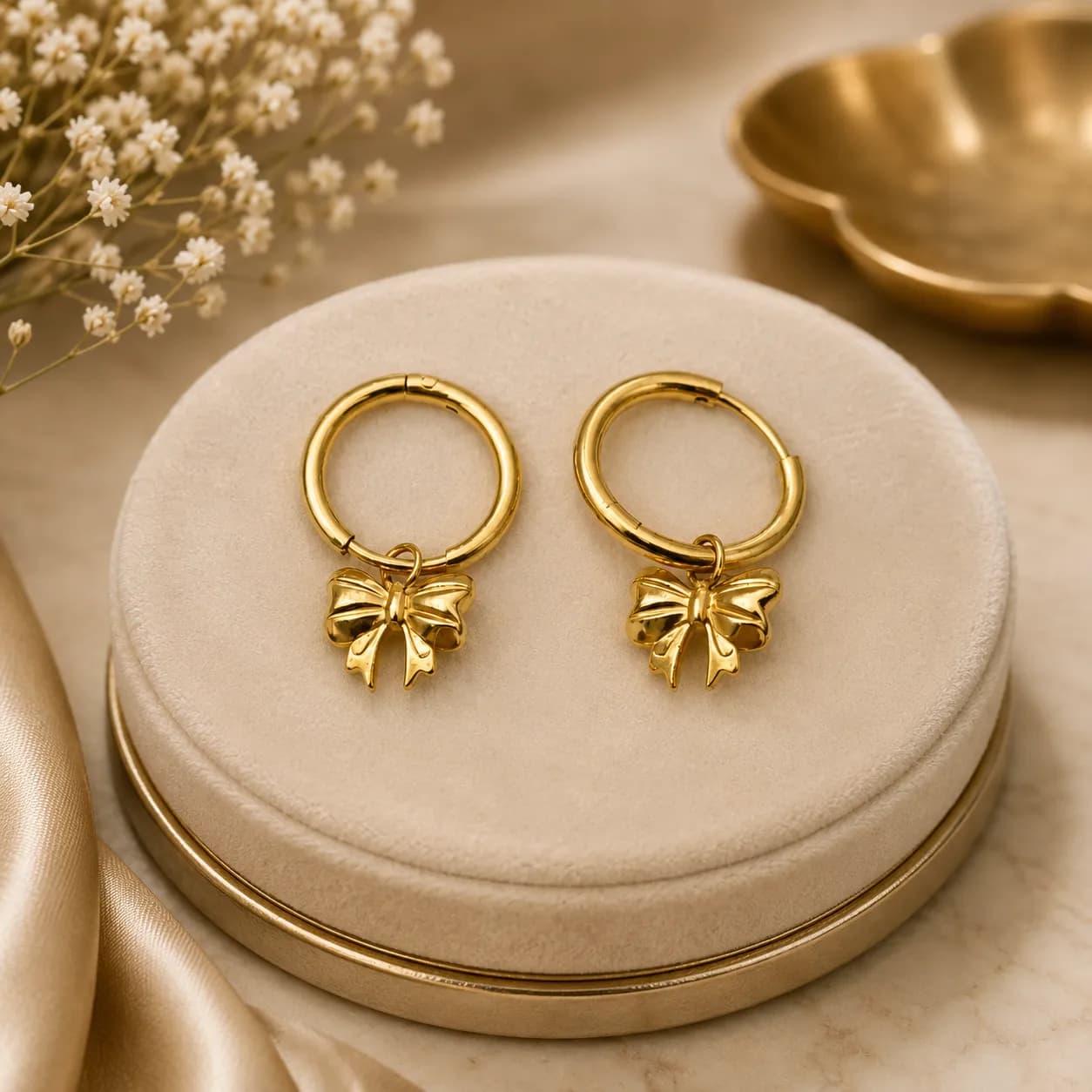 Niyanara Aurelia Heart Stud Earring