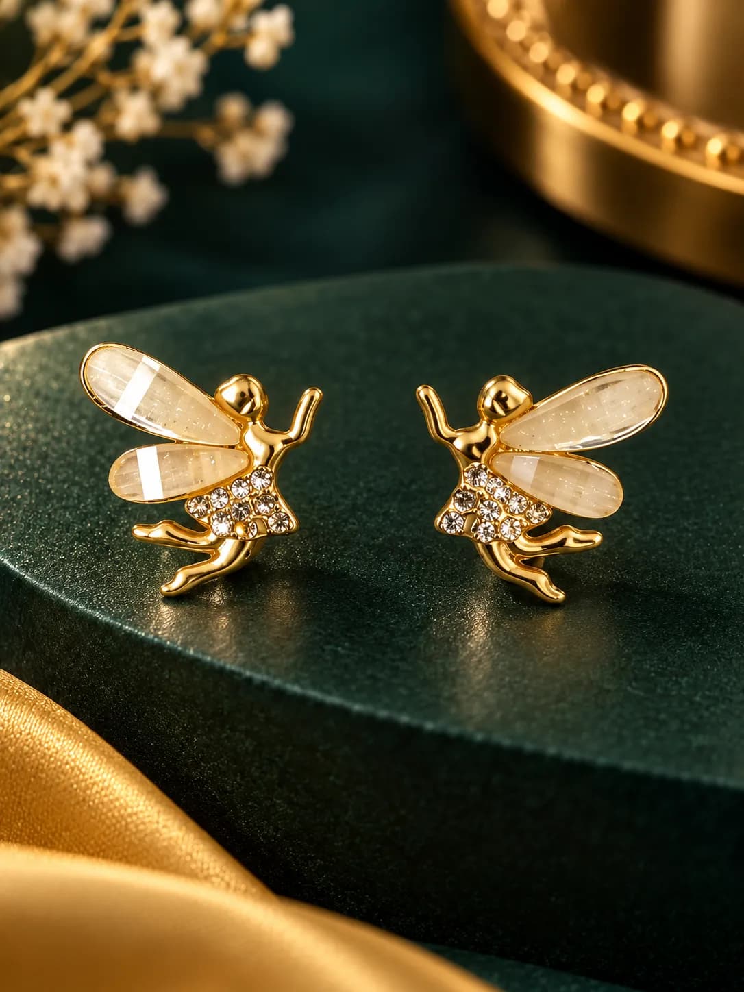 Niyanara Celeste Fairy Korean Earrings for Women