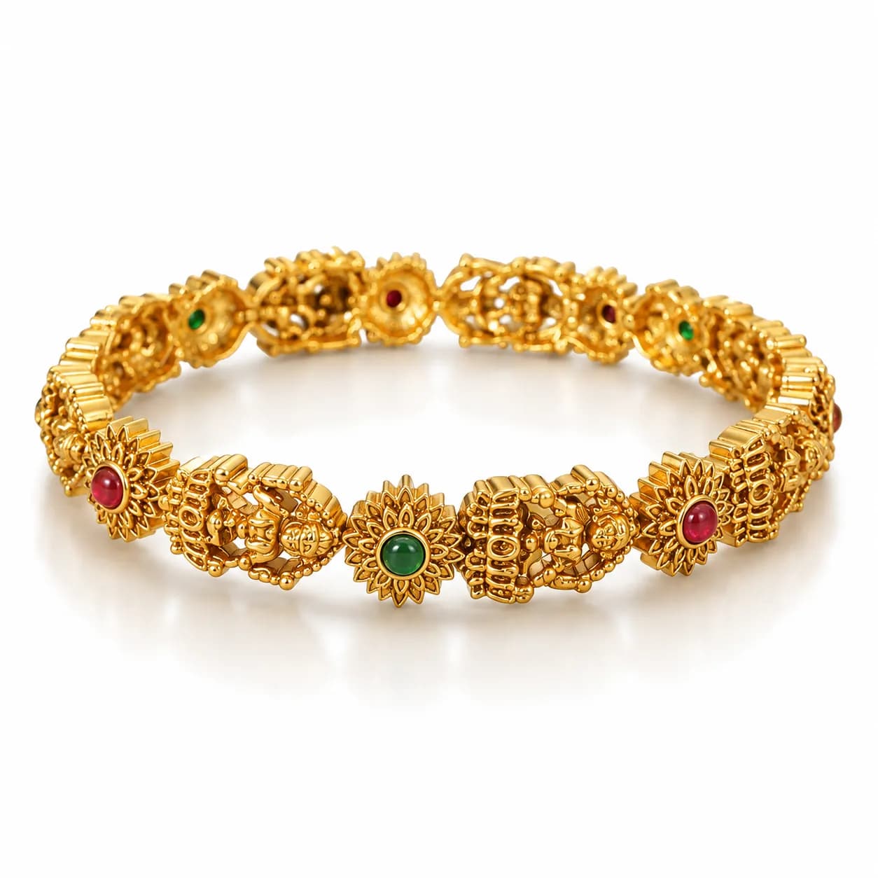Niyanara Divine Ruby Vine Fancy Bangle for Women